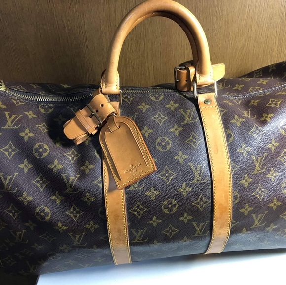 LV keepal monogram size AUTHENTIC - Picture 1 of 8